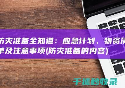 应急计划