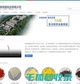 贵金属化合物;贵金属催化剂;贵金属回收;三氯化钌;铂炭;钯炭;湖南高鑫铂业有限公司